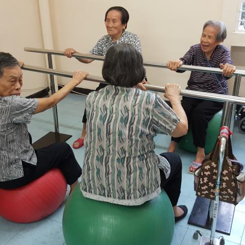 復康運動-長者健身球| 香港中華基督教青年會